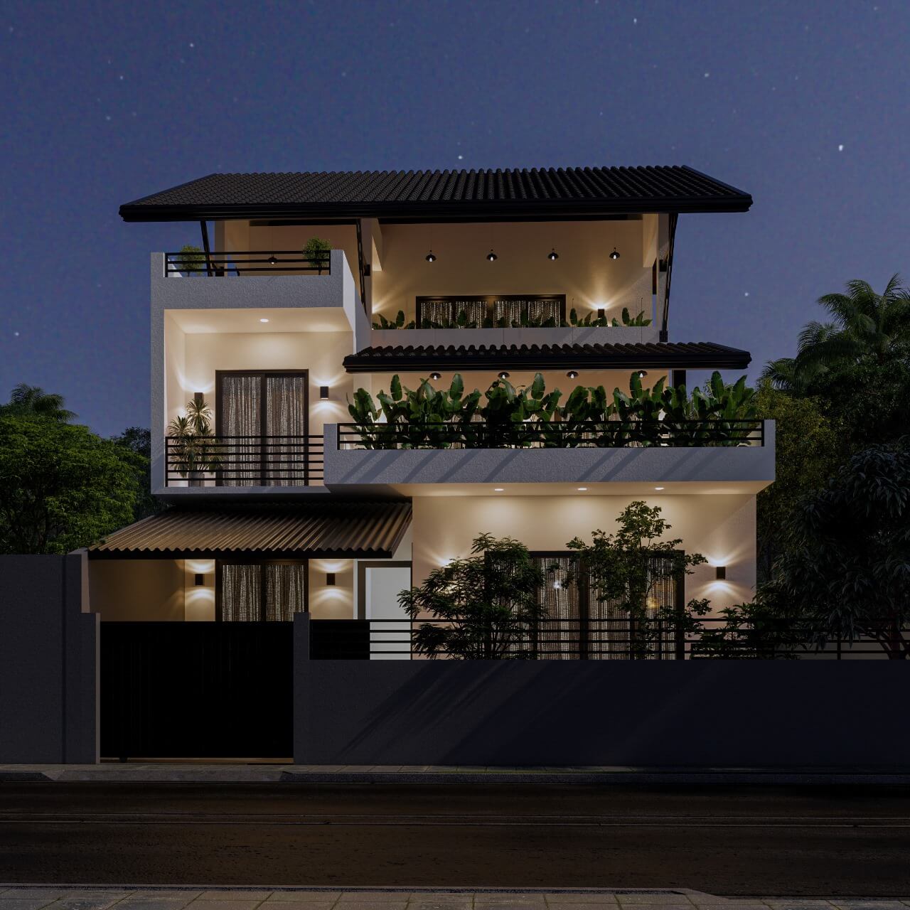 3 Story House